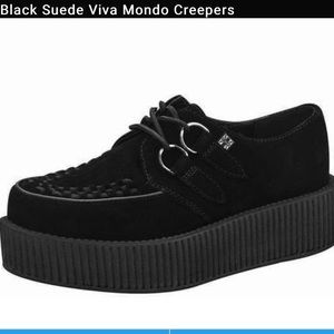 T.U.K Black Suede Viva Mondo Creepers